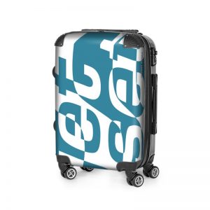 antony yorck trolley suitcase airplane hand luggage jet set blue white black 144625 02