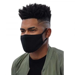 Antony Yorck Shop Angebot Mund-Nasen-Maske exklusiv schwarz im 3er-Pack Gesichtsmaske Mundschutz mit Biozid imprägniert Größe M Herren FMM11170514