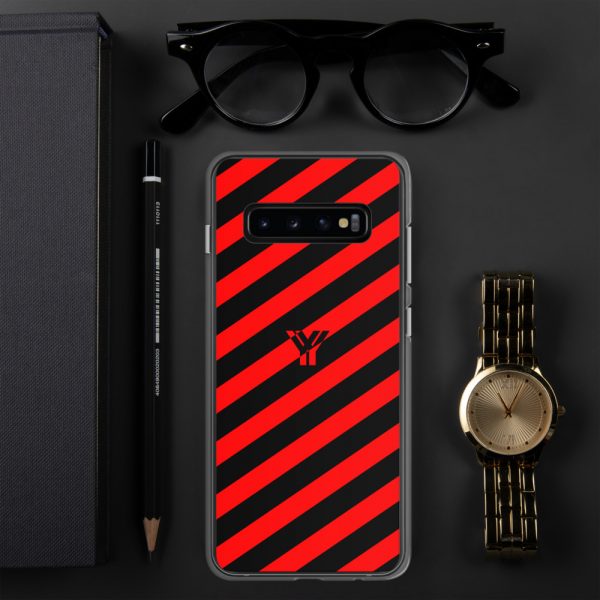 antony yorck accessoire samsung phone cases stripes black and red collection obvious 033