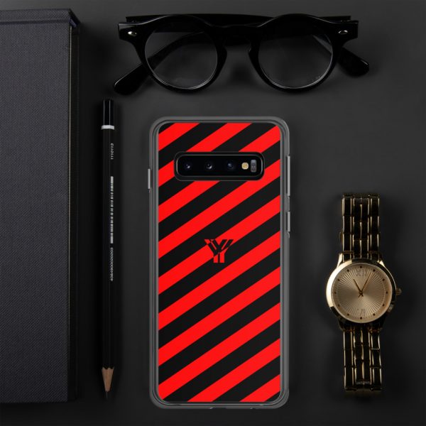 antony yorck accessoire samsung phone cases stripes black and red collection obvious 036