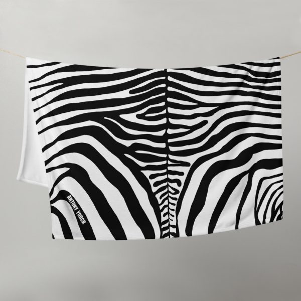 Animal Print Designer Sofa Blanket Zebra 1 sofa decke kuscheldecke zebra 09
