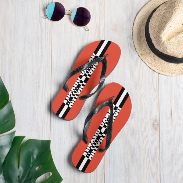Designer t-bar Sandals by ANTONY YORCK 6 sublimation flip flops white lifestyle 1 60bf31ae67b5f