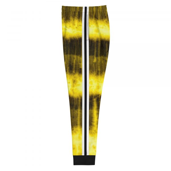 Batik Tie-Dye Style Ladies Designer Sweatpants Yellow 4 all over print womens joggers white left 63342460cf2f8