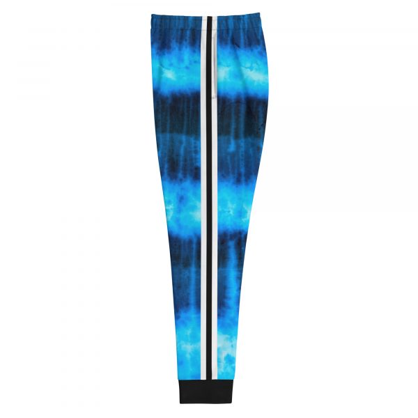 Batik Tie-Dye Style Damen Designer Jogginghose Blau 4 all over print womens joggers white left 63342ab292455