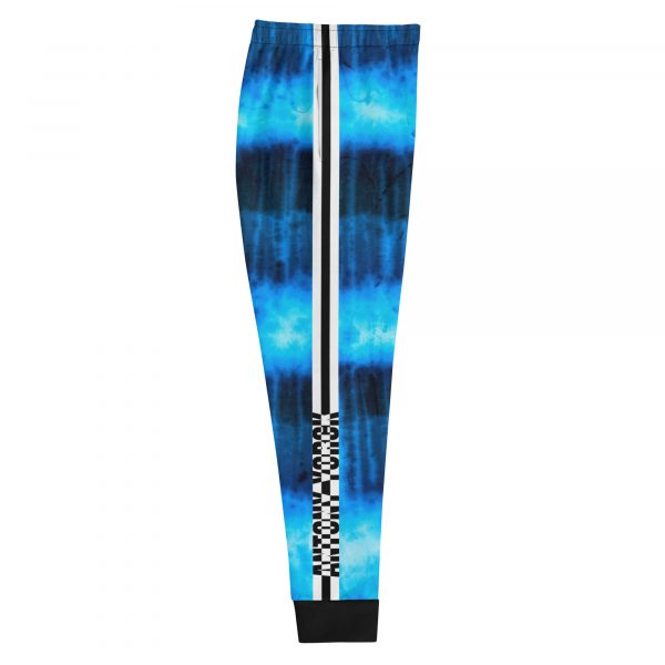 Batik Tie-Dye Style Damen Designer Jogginghose Blau 5 all over print womens joggers white right 63342ab292148