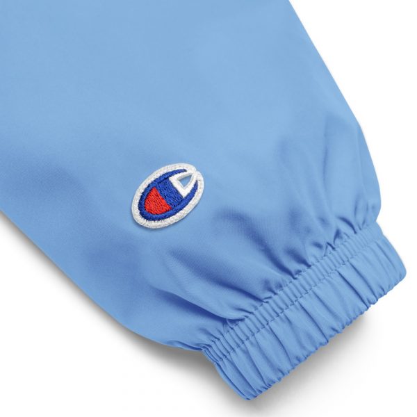 Ladies Rain Jacket Wind and Rainproof Light Blue 6 embroidered champion packable jacket light blue product details 616ec1ae5d47b