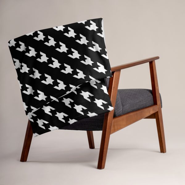 Designer Sofa cover houndstooth 2 throw blanket 50x60 lifestyle 6322f0f3c98c3