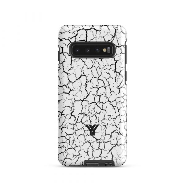 Designer Hardcase Samsung® und Samsung Galaxy® Handyhülle Craquelee weiß schwarz 1 tough case for samsung glossy samsung galaxy s10 front 652531285d631