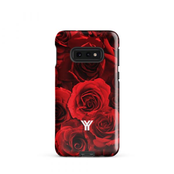 Designer Hardcase Samsung® und Samsung Galaxy® Handyhülle Rote Rosen 4 tough case for samsung glossy samsung galaxy s10e front 652537dd11e2c