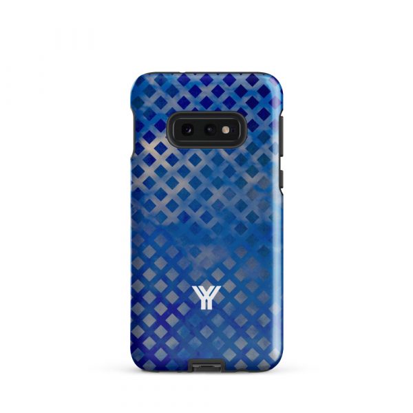 Designer Hardcase Samsung® und Samsung Galaxy® Handyhülle mesh style double blue 4 tough case for samsung glossy samsung galaxy s10e front 652554a027f08