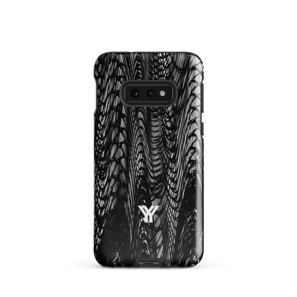 Designer Hardcase Samsung® und Samsung Galaxy® Handyhülle mesh style black & white 4 tough case for samsung glossy samsung galaxy s10e front 652581793edc8