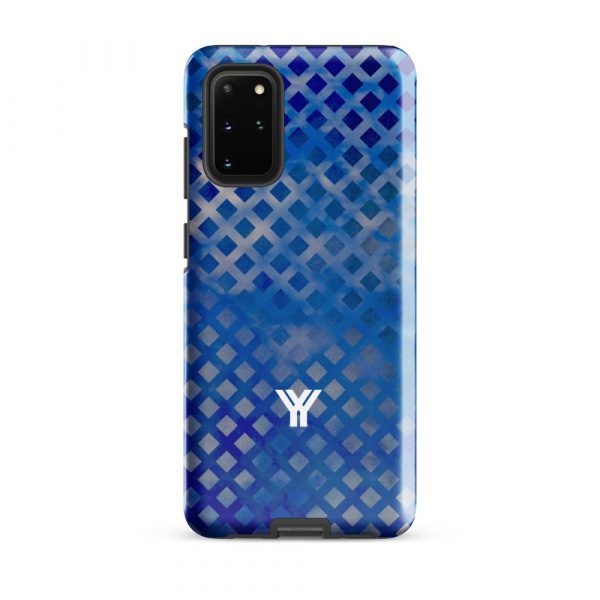 Designer Hardcase Samsung® und Samsung Galaxy® Handyhülle mesh style double blue 10 tough case for samsung glossy samsung galaxy s20 plus front 652554a028142