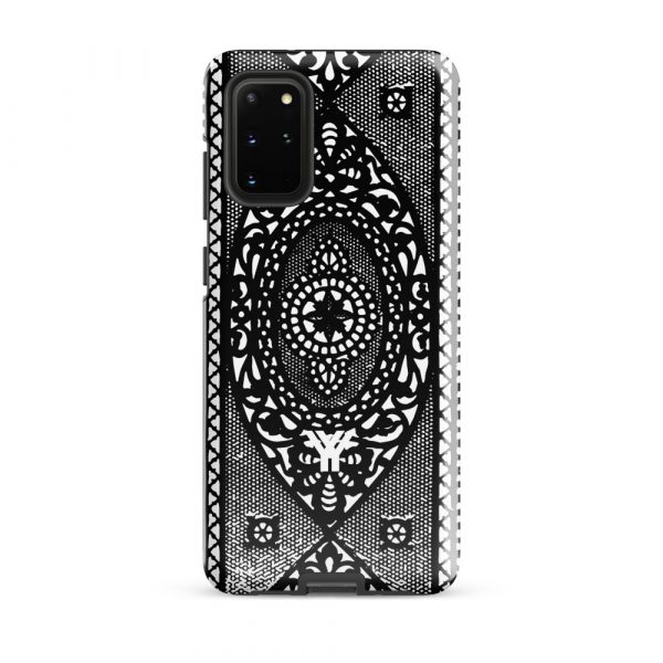 Designer Hardcase Samsung® und Samsung Galaxy® Handyhülle Folk Print schwarz 10 tough case for samsung glossy samsung galaxy s20 plus front 652588b4a9046