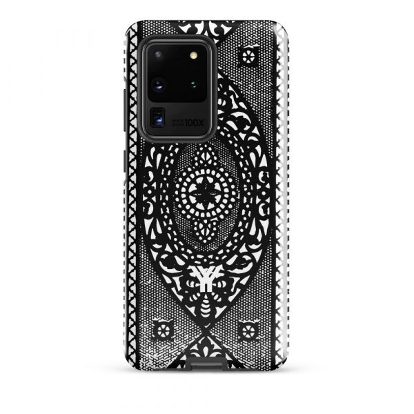 Designer Hardcase Samsung® and Samsung Galaxy® Cell Phone Case Folk Print schwarz 12 tough case for samsung glossy samsung galaxy s20 ultra front 652588b4a9169