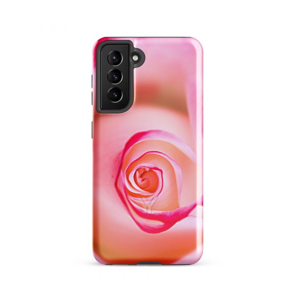 Designer Hardcase Samsung® und Samsung Galaxy® Handyhülle Pink Roses 14 tough case for samsung glossy samsung galaxy s21 front 652581e8849c1