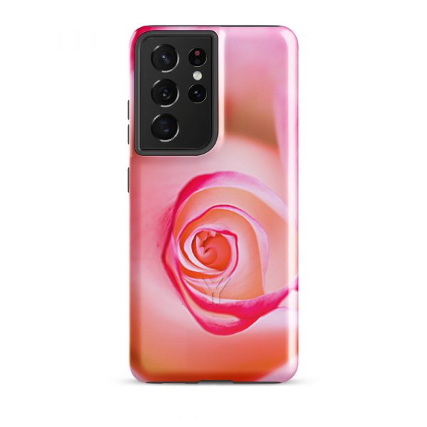 Designer Hardcase Samsung® und Samsung Galaxy® Handyhülle Pink Roses 20 tough case for samsung glossy samsung galaxy s21 ultra front 652581e884d11