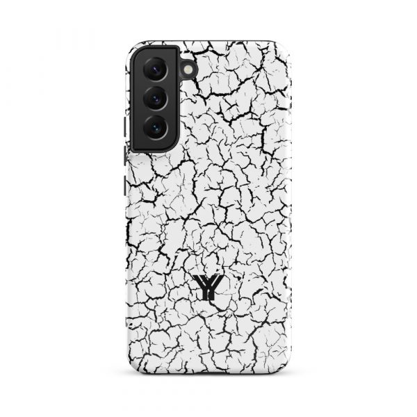 Designer hard case Samsung® and Samsung Galaxy® mobile phone case Craquelee white black 24 tough case for samsung glossy samsung galaxy s22 plus front 652531285dfa2