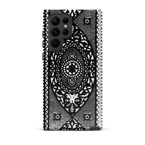 Designer Hardcase Samsung® und Samsung Galaxy® Handyhülle Folk Print schwarz 26 tough case for samsung glossy samsung galaxy s22 ultra front 652588b4a99e0