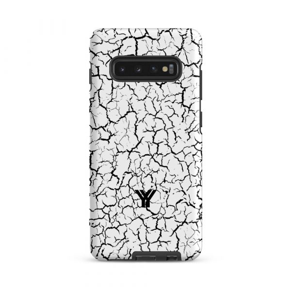 Designer hard case Samsung® and Samsung Galaxy® mobile phone case Craquelee white black 3 tough case for samsung matte samsung galaxy s10 plus front 652531285d744