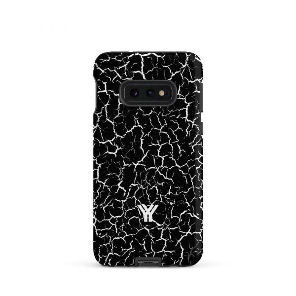 Designer Hardcase Samsung® und Samsung Galaxy® Handyhülle Craquelee schwarz weiß 5 tough case for samsung matte samsung galaxy s10e front 652e3e622562e