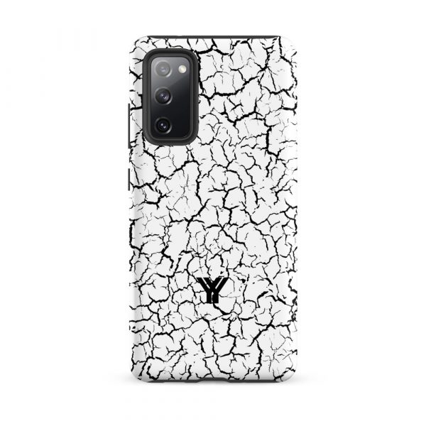 Designer Hardcase Samsung® und Samsung Galaxy® Handyhülle Craquelee weiß schwarz 9 tough case for samsung matte samsung galaxy s20 fe front 652531285d958
