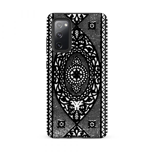 Designer Hardcase Samsung® and Samsung Galaxy® Cell Phone Case Folk Print schwarz 9 tough case for samsung matte samsung galaxy s20 fe front 652588b4a8fb3