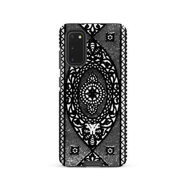 Designer Hardcase Samsung® und Samsung Galaxy® Handyhülle Folk Print schwarz 7 tough case for samsung matte samsung galaxy s20 front 652588b4a8e7f