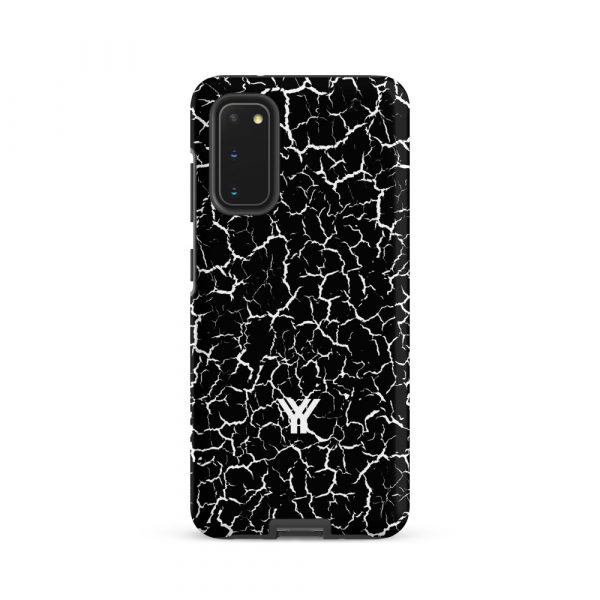Designer Hardcase Samsung® und Samsung Galaxy® Handyhülle Craquelee schwarz weiß 7 tough case for samsung matte samsung galaxy s20 front 652e3e622575e