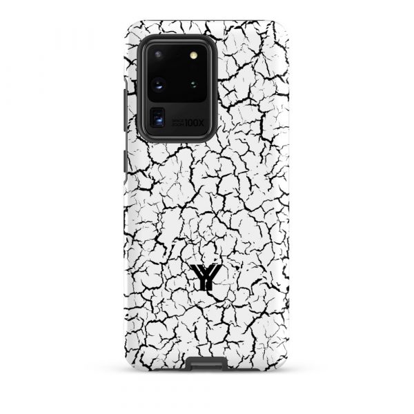 Designer hard case Samsung® and Samsung Galaxy® mobile phone case Craquelee white black 13 tough case for samsung matte samsung galaxy s20 ultra front 652531285dabc