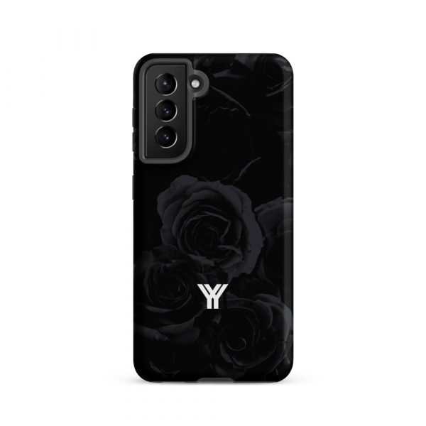 Designer Hardcase Samsung® and Samsung Galaxy® Cell phone case Midnight Roses 15 tough case for samsung matte samsung galaxy s21 front 65253d92390b5
