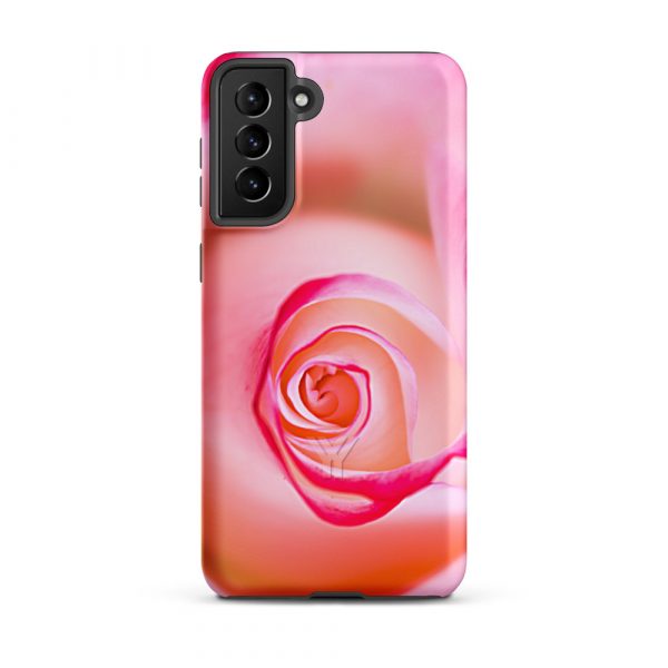 Designer Hardcase Samsung® und Samsung Galaxy® Handyhülle Pink Roses 19 tough case for samsung matte samsung galaxy s21 plus front 652581e884c8a