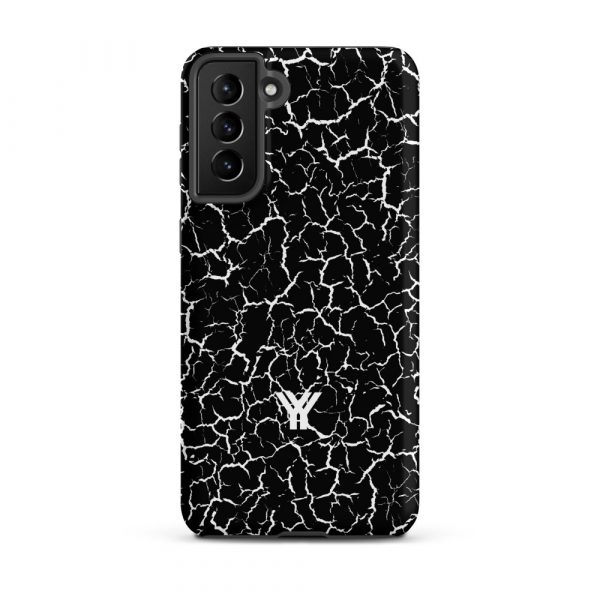 Designer Hardcase Samsung® und Samsung Galaxy® Handyhülle Craquelee schwarz weiß 19 tough case for samsung matte samsung galaxy s21 plus front 652e3e6225bef