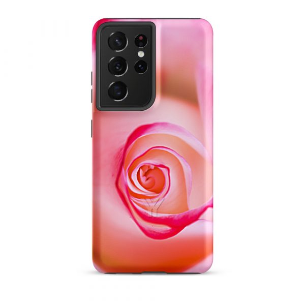 Designer Hardcase Samsung® und Samsung Galaxy® Handyhülle Pink Roses 21 tough case for samsung matte samsung galaxy s21 ultra front 652581e884db7