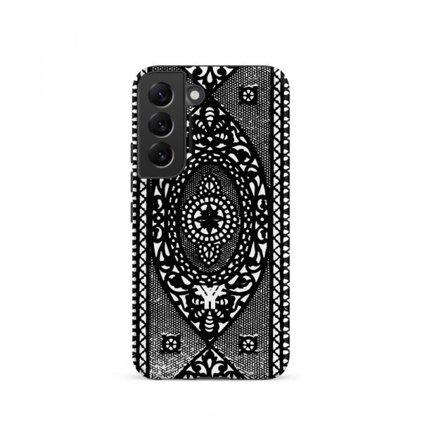 Designer Hardcase Samsung® und Samsung Galaxy® Handyhülle Folk Print schwarz 23 tough case for samsung matte samsung galaxy s22 front 652588b4a9824