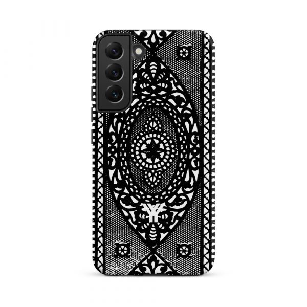 Designer Hardcase Samsung® und Samsung Galaxy® Handyhülle Folk Print schwarz 25 tough case for samsung matte samsung galaxy s22 plus front 652588b4a9953