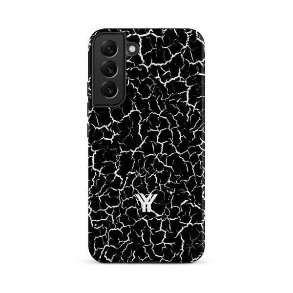 Designer Hardcase Samsung® und Samsung Galaxy® Handyhülle Craquelee schwarz weiß 25 tough case for samsung matte samsung galaxy s22 plus front 652e3e6225dea