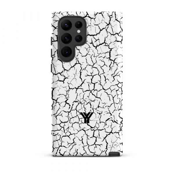 Designer Hardcase Samsung® und Samsung Galaxy® Handyhülle Craquelee weiß schwarz 27 tough case for samsung matte samsung galaxy s22 ultra front 652531285e0a5