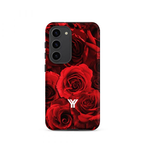 Designer Hardcase Samsung® und Samsung Galaxy® Handyhülle Rote Rosen 29 tough case for samsung matte samsung galaxy s23 front 652537dd1277f