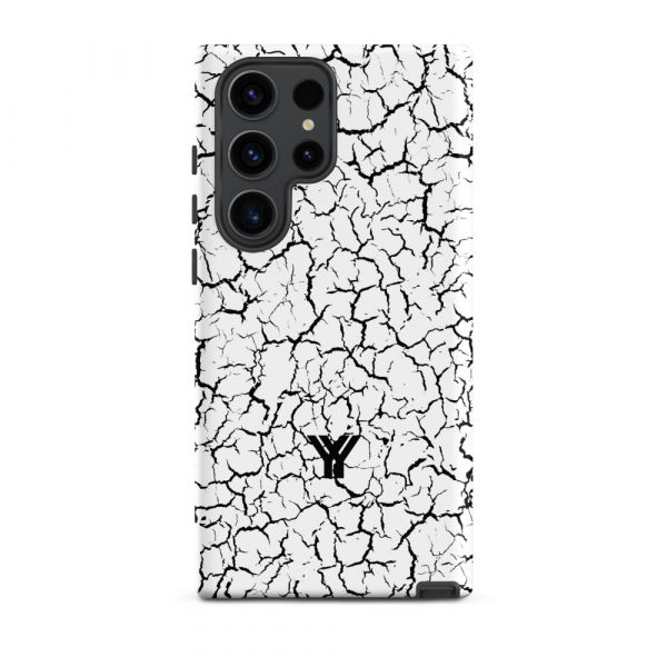 Designer hard case Samsung® and Samsung Galaxy® mobile phone case Craquelee white black 33 tough case for samsung matte samsung galaxy s23 ultra front 652531285e372