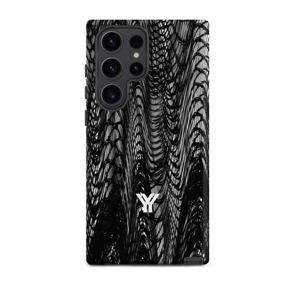 Designer Hardcase Samsung® and Samsung Galaxy® Cell Phone Case mesh style black & white 33 tough case for samsung matte samsung galaxy s23 ultra front 652581793ffe0