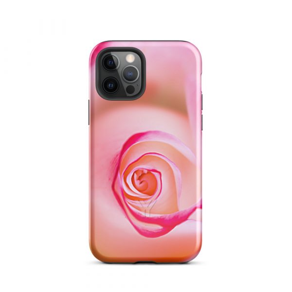 Designer Hardcase iPhone® Handyhülle Pink Roses 10 tough case for iphone glossy iphone 12 pro front 6547db71010d0