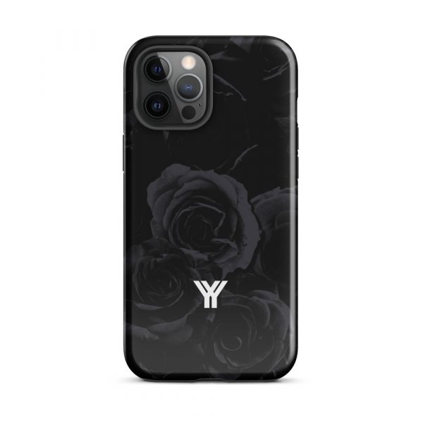 Designer Hardcase iPhone® Handyhülle Midnight Roses 13 tough case for iphone glossy iphone 12 pro max front 6547d94e3bfa1