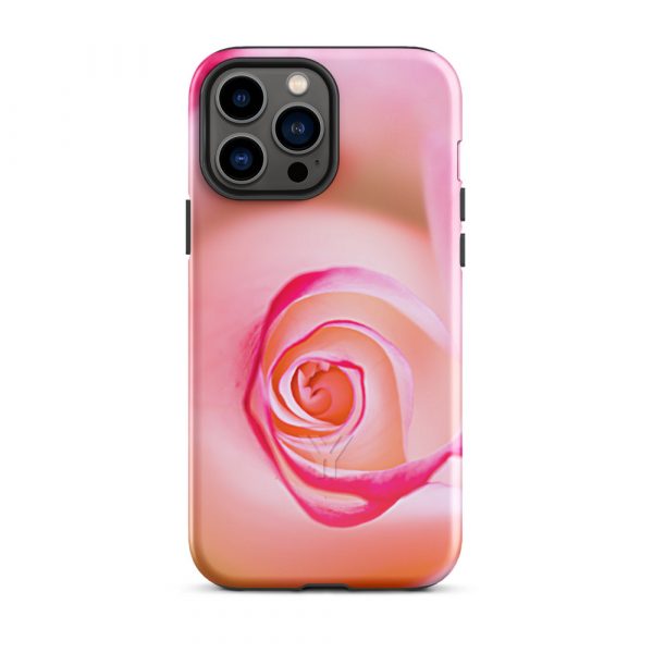 Designer Hardcase iPhone® Handyhülle Pink Roses 20 tough case for iphone glossy iphone 13 pro max front 6547db710157c
