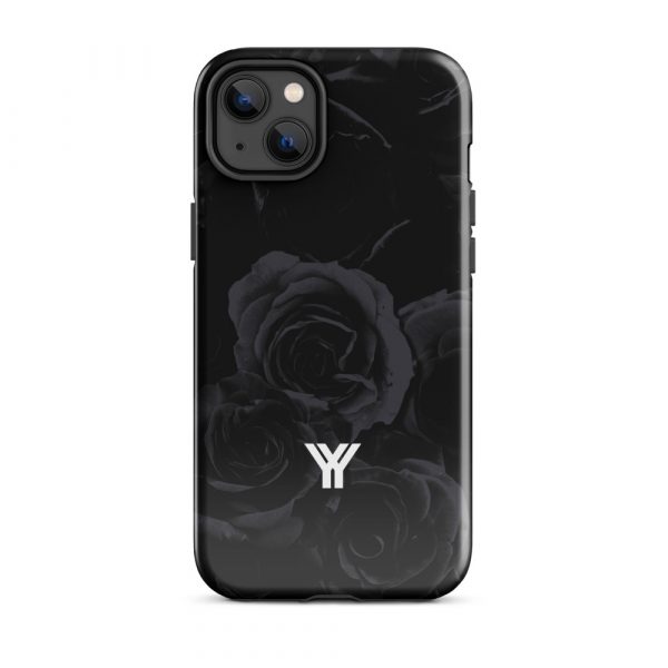 Designer Hardcase iPhone® Handyhülle Midnight Roses 25 tough case for iphone glossy iphone 14 plus front 6547d94e3c53e