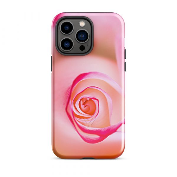 Designer Hardcase iPhone® Handyhülle Pink Roses 28 tough case for iphone glossy iphone 14 pro max front 6547db7101934
