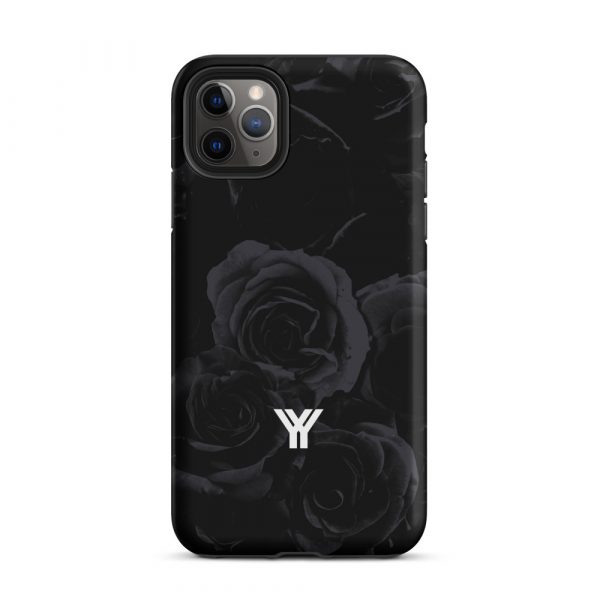 Designer Hardcase iPhone® Handyhülle Midnight Roses 6 tough case for iphone matte iphone 11 pro max front 6547d94e3bc50