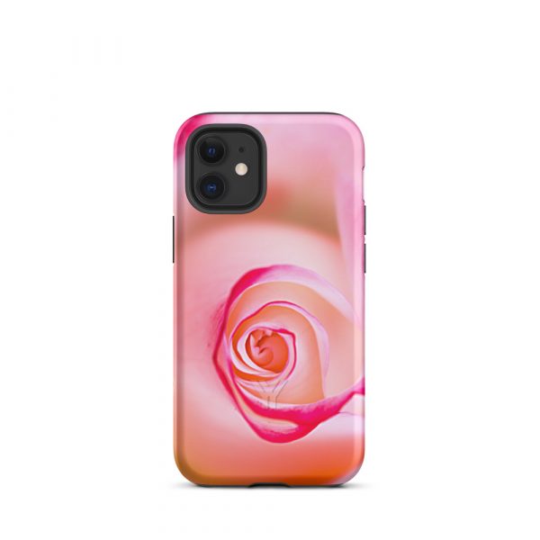 Designer Hardcase iPhone® Handyhülle Pink Roses 7 tough case for iphone matte iphone 12 mini front 6547db7100f64