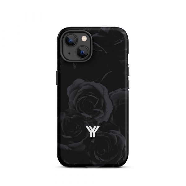Designer Hardcase iPhone® Handyhülle Midnight Roses 18 tough case for iphone matte iphone 13 front 6547d94e3c207