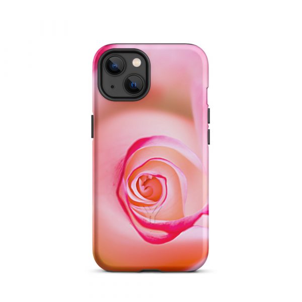Designer Hardcase iPhone® Handyhülle Pink Roses 17 tough case for iphone matte iphone 13 front 6547db710141e