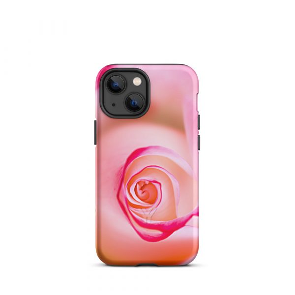 Designer Hardcase iPhone® Handyhülle Pink Roses 15 tough case for iphone matte iphone 13 mini front 6547db710132c
